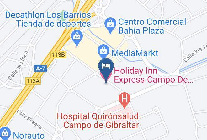 Cadiz - Holiday Inn Express Campo De Gibraltar Barrios Maps