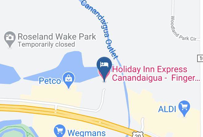 Holiday Inn Express Canandaigua Finger Lakes Map