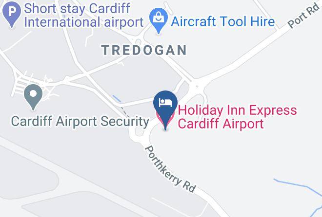 Vale Of Glamorgan - Holiday Inn Express Cardiff Airport Maps