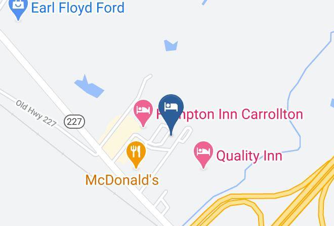 Holiday Inn Express Carrollton Map
