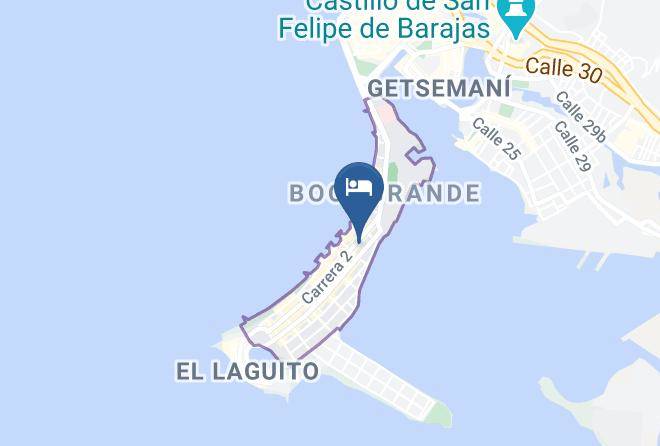 Holiday Inn Express Cartagena Bocagrande Map