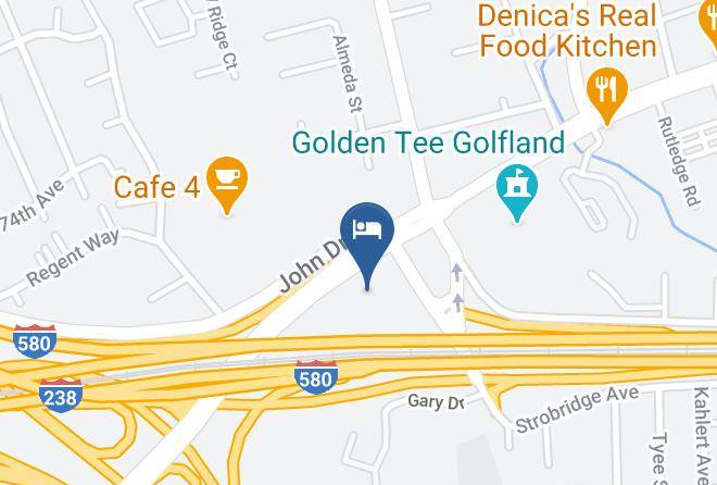 Alameda - Holiday Inn Express Castro Valley Maps