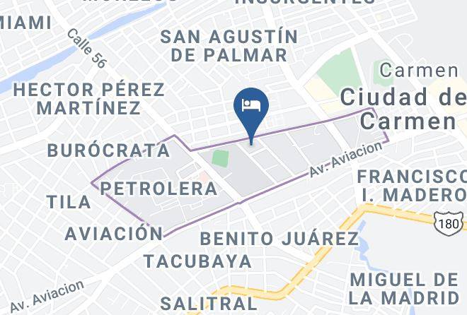 Carmen - Holiday Inn Express Cd Del Carmen Maps