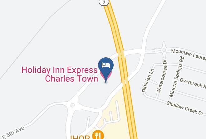 Holiday Inn Express Charles Town Map