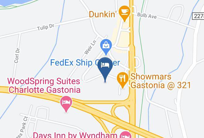 Gaston - Holiday Inn Express Charlotte West Gastonia Maps