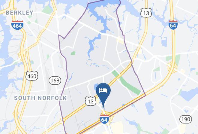 Staybridge Suites Chesapeake Virginia Beach Map