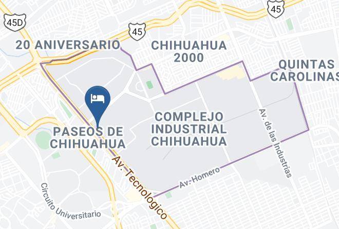 Chihuahua Plejo Industrial Chihuahua - Holiday Inn Express Chihuahua Maps