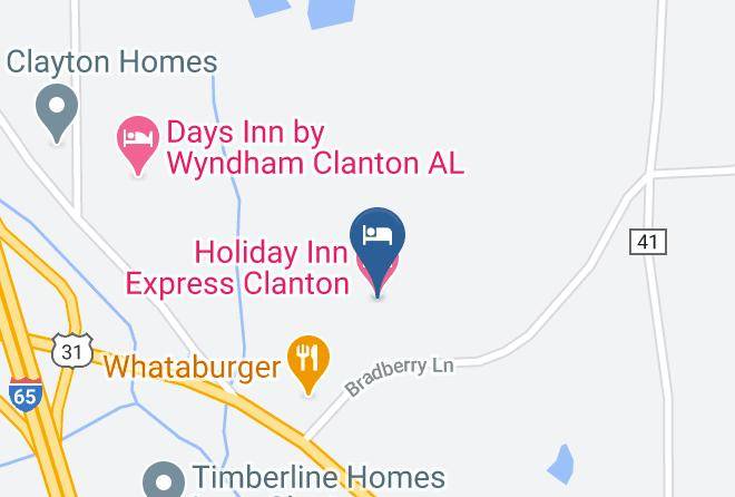 Chilton - Holiday Inn Express Clanton Maps