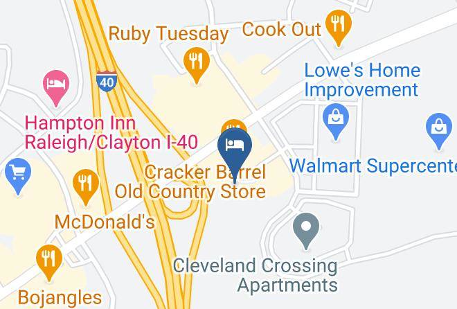 Johnston - Holiday Inn Express Clayton Maps