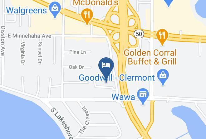 Lake - Holiday Inn Express Clermont Maps