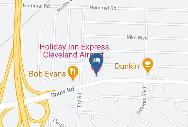 Cuyahoga - Holiday Inn Express Cleveland Airport Brook Park Maps