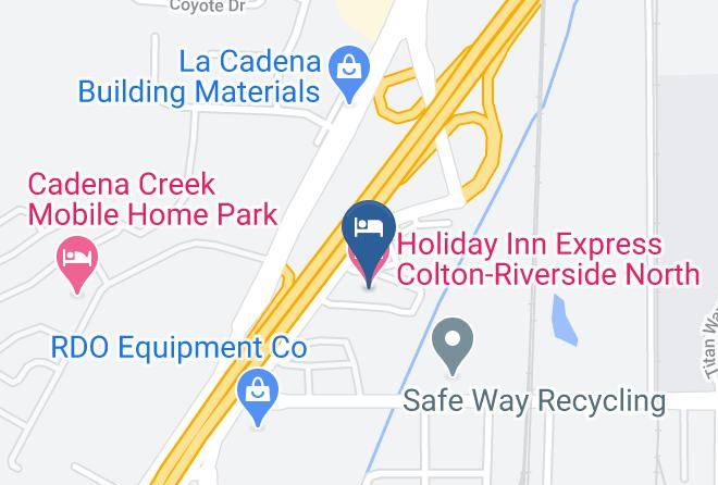 San Bernardino - Holiday Inn Express Colton Riverside North Maps