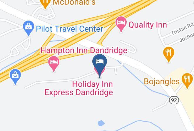 Jefferson - Holiday Inn Express Dandridge Maps