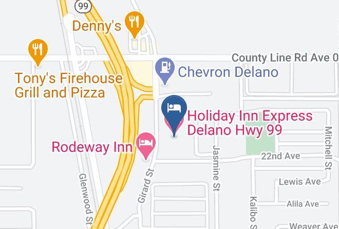 Kern - Holiday Inn Express Delano Hwy 99 Maps