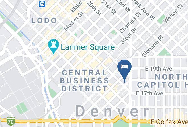 Holiday Inn Express Denver Downtown Map