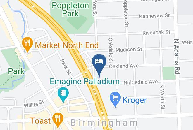 Oakland County Downtown Birmingham - Holiday Inn Express Detroit Birmingham Maps
