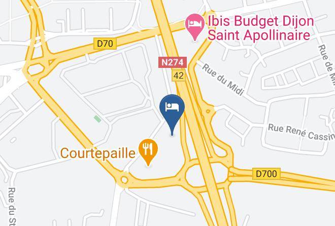 Holiday Inn Express Dijon Map
