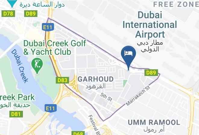 Dubai - Holiday Inn Express Dubai Airport Maps
