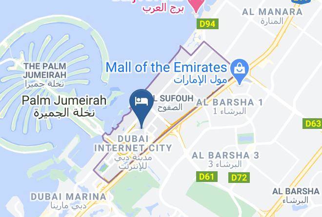 Dubai - Holiday Inn Express Dubai Internet City Maps