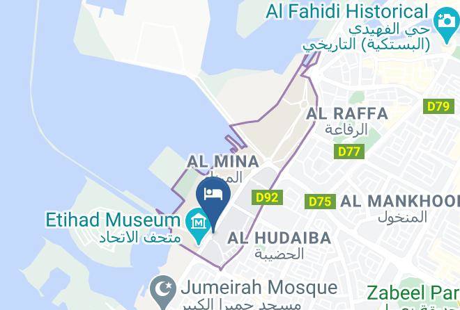 Dubai - Holiday Inn Express Dubai Jumeirah Maps