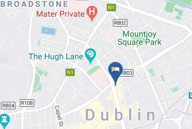 Holiday Inn Express Dublin City Centre Map