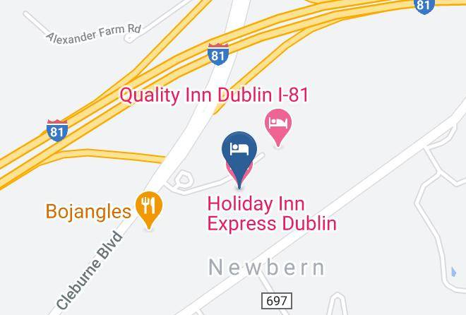 Holiday Inn Express Dublin Map