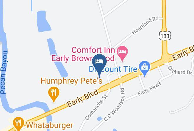 Brown - Holiday Inn Express Early Maps