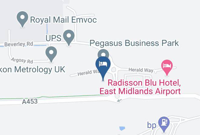 Leicestershire - Holiday Inn Express East Midlands Airport Maps