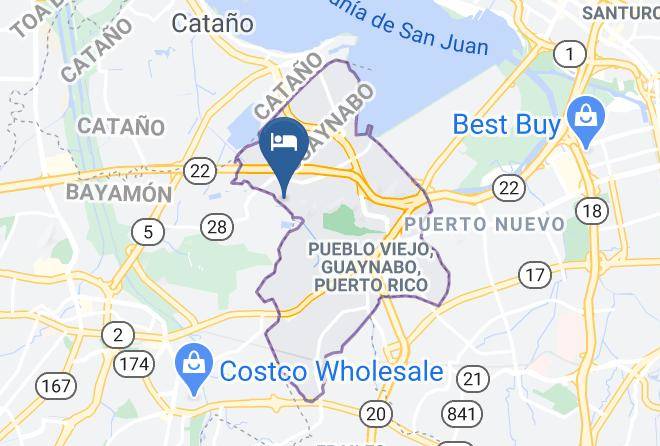 Guaynabo - Holiday Inn Express El Caney Lodge Maps