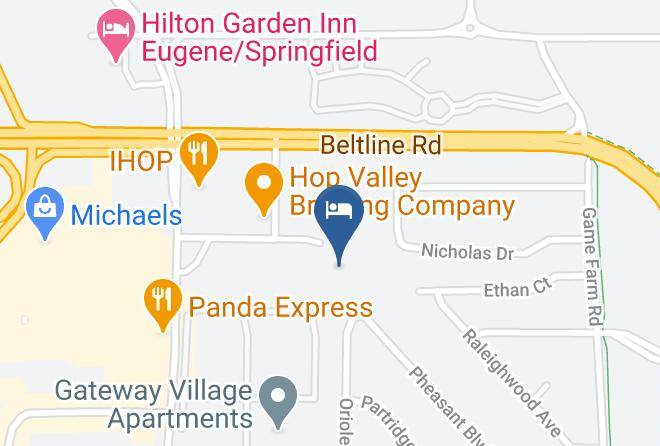 Lane - Holiday Inn Express Eugene Springfield Maps