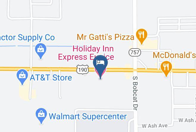 St Landry Par - Holiday Inn Express Eunice Maps
