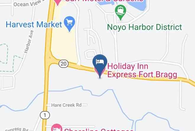 Mendocino - Holiday Inn Express Fort Bragg Maps