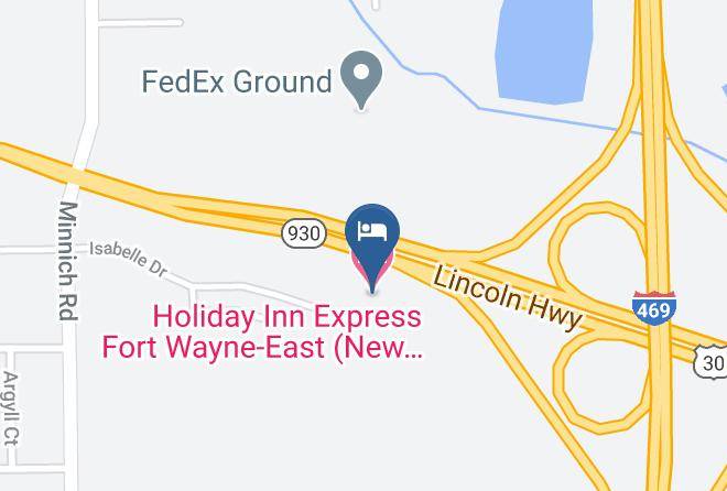 Allen - Holiday Inn Express Fort Wayne East Maps