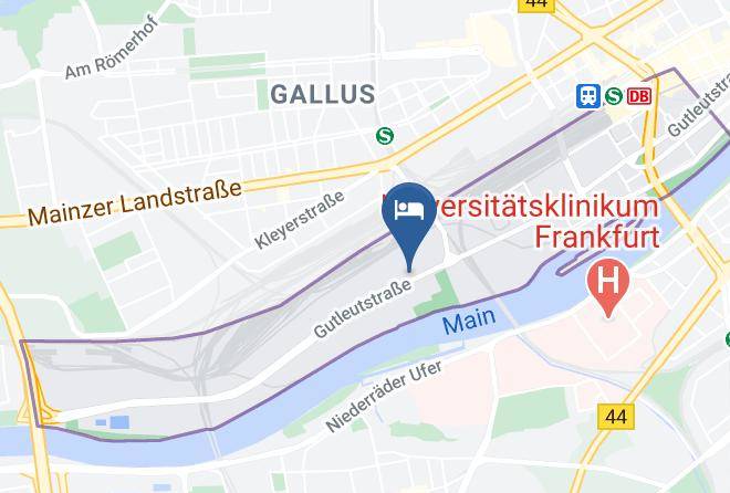 Frankfurt Am Main - Holiday Inn Express Frankfurt Messe Maps
