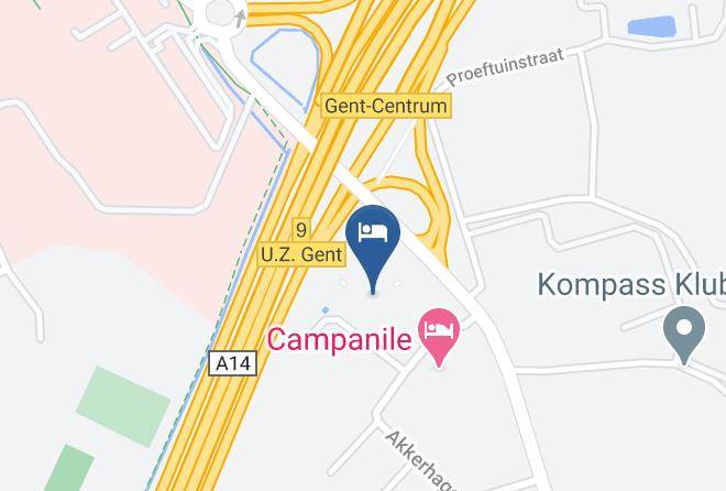 East Flanders - Holiday Inn Express Gent Maps