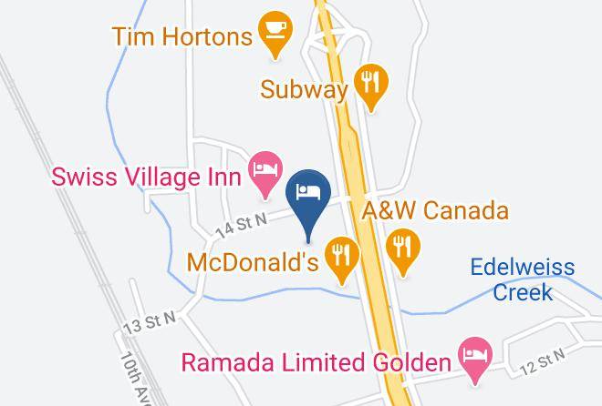 Columbia Shuswap - Holiday Inn Express Golden Kicking Horse Maps