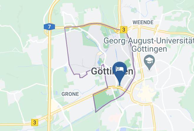 Holiday Inn Express Gottingen Carta Geografica - Lower Saxony - Gottingen