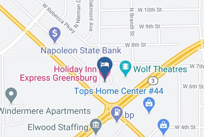 Decatur - Holiday Inn Express Greensburg Maps