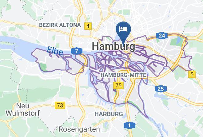 Stadt Hamburg - Premier Inn Hamburg City Hammerbrook Hotel Maps