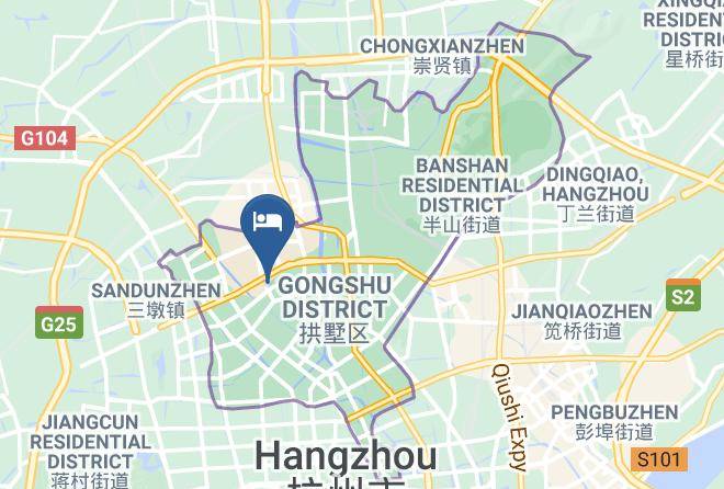 Hangzhou - Holiday Inn Express Hangzhou Gongshu Maps