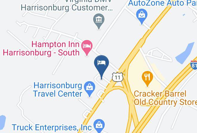 Best Western Plus Harrisonburg Map