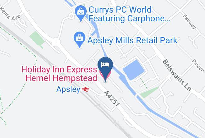 Herts - Holiday Inn Express Hemel Hempstead Maps