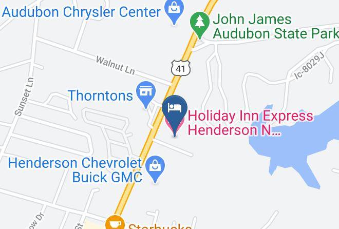 Henderson - Holiday Inn Express Henderson N Evansville South Maps