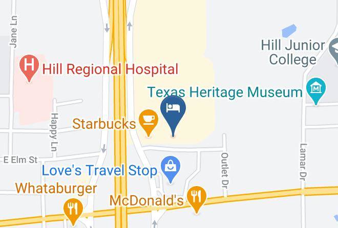Hill - Quality Inn Hotel Hillsboro Maps