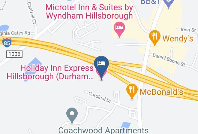 Orange - Holiday Inn Express Hillsborough Maps