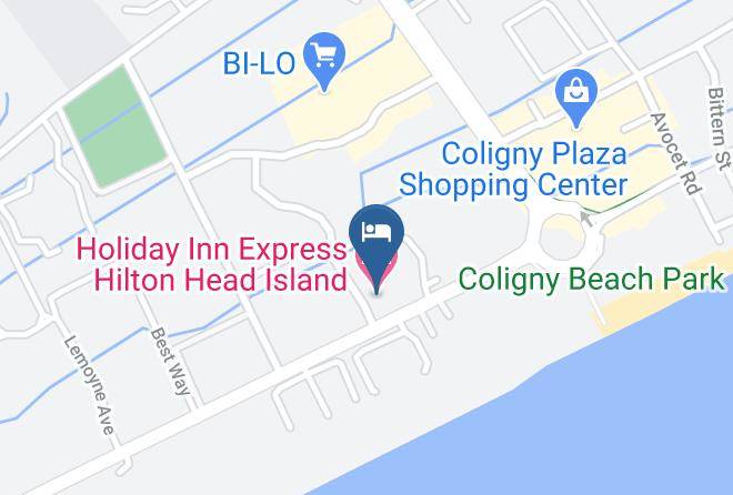 Beaufort - Holiday Inn Express Hilton Head Island Maps