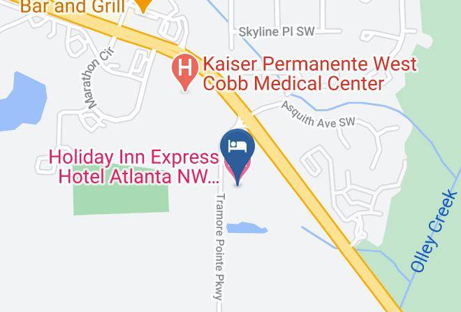 Cobb - Holiday Inn Express Hotel Atlanta Nw Powder Springs Maps