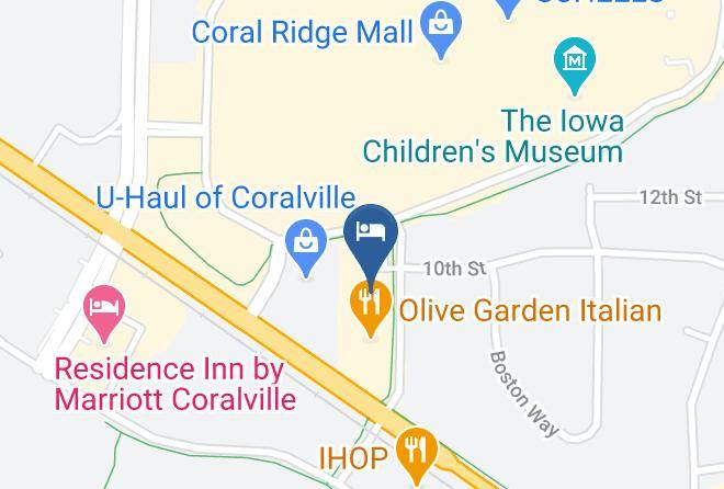 Holiday Inn Express & Suites Coralville Map