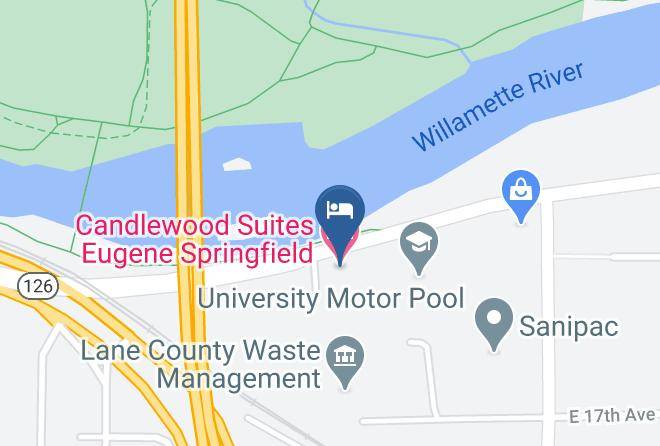 Lane - Candlewood Suites Eugene Springfield Maps