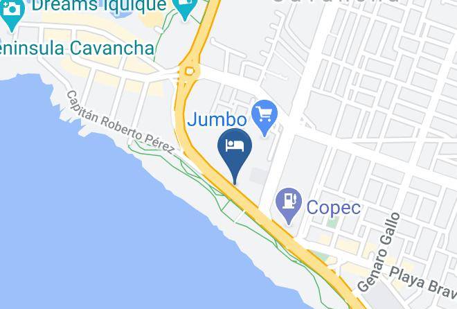 Holiday Inn Express Iquique Map